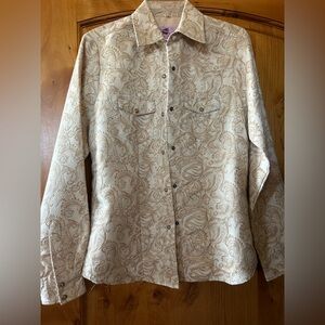 Paisley Button-Up Shirt
